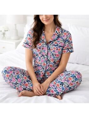 Kate Spade Antique Floral Pajama Set Sz S NWT